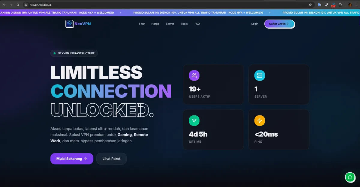 NexVPN - VPN Service Platform